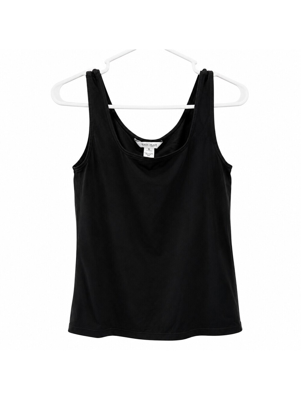 White House Black Market Black Sleeveless Tank Top Size Small Nylon Spandex